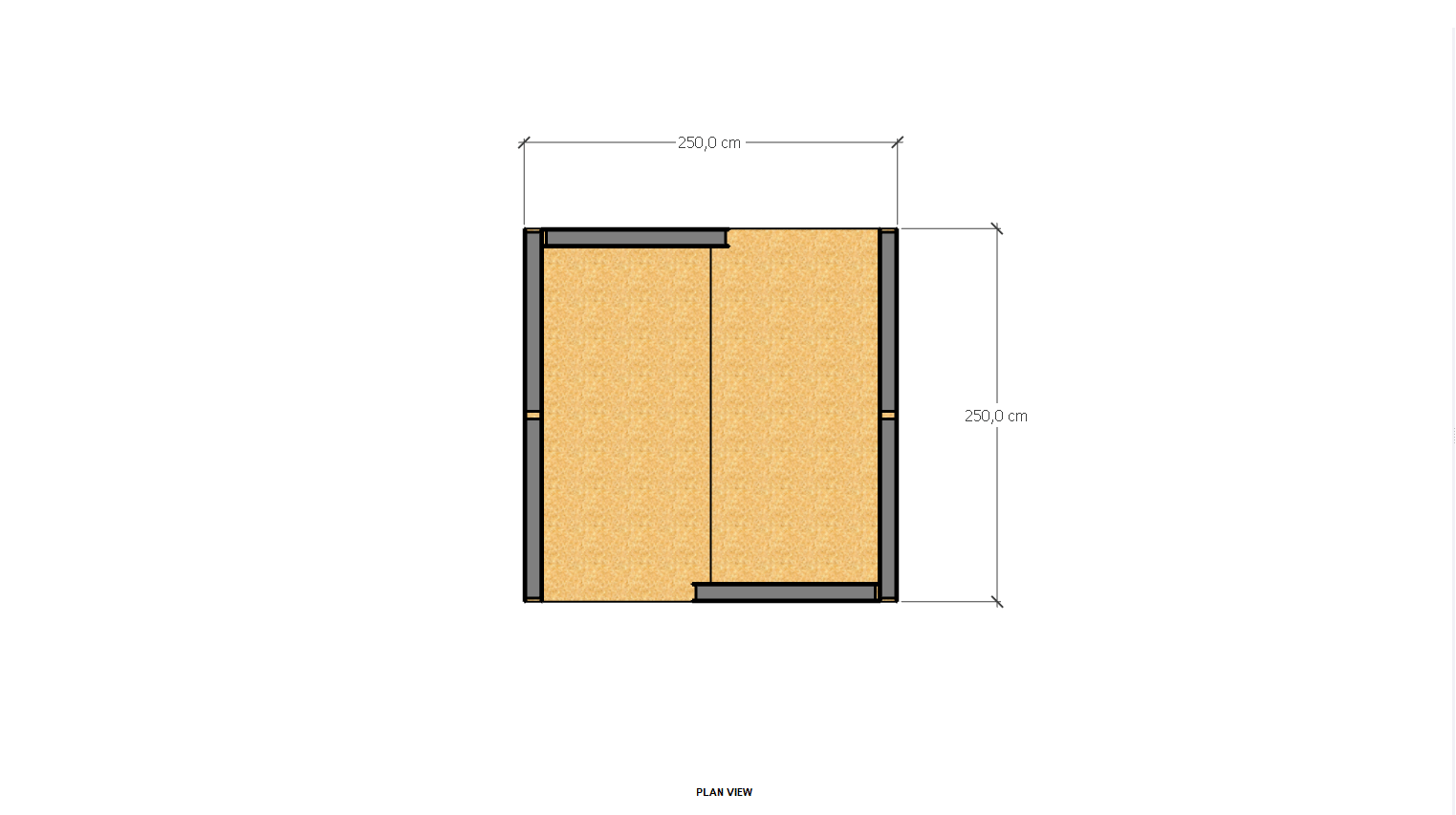 sauna 2,5 x 2,5 — zdjęcie 1